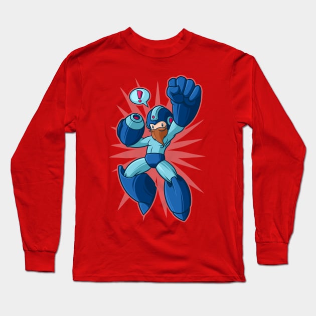 Mega Manly Long Sleeve T-Shirt by ArtisticDyslexia